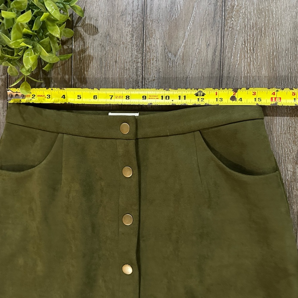 Bluivy Faux Suede Skirt - Picture 5 of 11